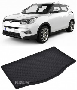 Ssang Yong Tavita pentru portbagaj din cauciuc, compatibila Ssang Yong Tivoli fabricatie 03.2015 - 2019, caroserie suv, portbagaj inferior si superior accesorii pentru autoturismul tau - masina v112141