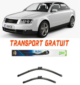 Stergatoare Audi A4 B6 Set 2 stergatoare parbriz Valeo 600/475mm pentru Audi A4 B6 (8E2) (2000-2004) (55 cm / 55 cm) accesorii pentru autoturismul tau - masina v16949