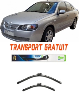 Stergatoare Nissan Almera II Hatchback Set 2 stergatoare parbriz Valeo 600/475mm pentru Nissan ALMERA II Hatchback (N16) (2000-2006) (55 cm / 40 cm) accesorii pentru autoturismul tau - masina v20990