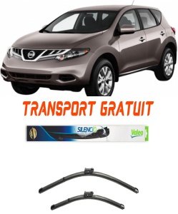 Stergatoare Nissan Murano Set 2 stergatoare parbriz Valeo 65 cm/40 cm pentru Nissan Murano II Van (Z51) din 2013-2014 (65 cm / 40 cm) accesorii pentru autoturismul tau - masina v11440