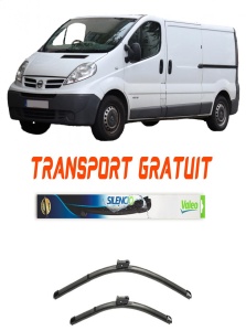 Stergatoare Nissan Primastar Set 2 stergatoare parbriz Valeo pentru Nissan Primastar 2002 (60 cm / 53 cm) accesorii pentru autoturismul tau - masina v16235
