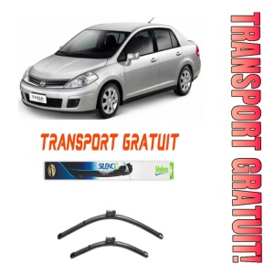 Stergatoare Nissan TIIda Set 2 stergatoare parbriz Valeo pentru Nissan TIIda 2004-2013 (60 cm / 34 cm)