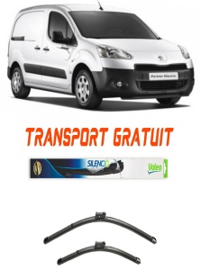 Stergatoare Peugeot Partner Tepee Set 2 stergatoare parbriz Valeo 65 cm /40 cm pentru Peugeot Partner Tepee din 2008-2018 (65 cm / 40 cm) accesorii pentru autoturismul tau - masina v9848