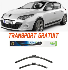 Stergatoare Renault Megane Set 2 stergatoare parbriz Valeo pentru Renault Megane 2008 (60 cm / 40 cm) accesorii pentru autoturismul tau - masina v20801
