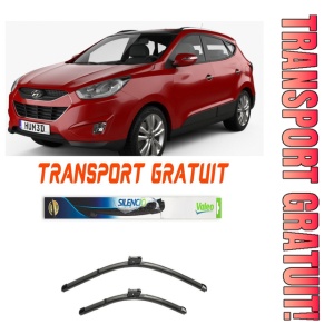 Stergatoare Set 2 stergatoare parbriz Valeo 600/475mm pentru Hyundai TUCSON SUV Van (JM) (2004-2010) Valeo