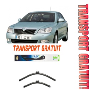 Stergatoare Skoda Octavia II Set 2 stergatoare parbriz Valeo 600/475mm pentru Skoda Octavia II (2004-2013) (60 cm / 47.5 cm)