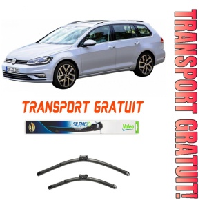 Stergatoare Volkswagen Golf Van VII Variant Set 2 stergatoare parbriz Valeo 600/475mm pentru Volkswagen GOLF VAN VII Variant (BA5) (2013-2017) (65 cm / 45 cm)