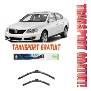 Stergatoare Volkswagen Passat B6 Set 2 stergatoare parbriz Valeo 600/475mm pentru Volkswagen PASSAT B6 (3C2) (2005-2010) (60 cm / 47.5 cm)