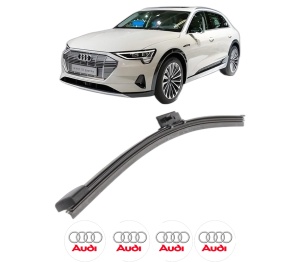 Stergator lamela spate AUDI E-TRON (GEN) din 2018, pentru luneta auto, Bosch Aerotwin, din cauciuc siliconat rezistent, 4 Stickere Auto AUDI v25372