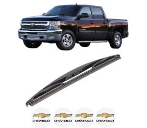 Stergator lamela spate CHEVROLET SILVERADO 2500 HD Crew Cab Pickup din 2008 - 2013, pentru luneta auto, Bosch Twin, din cauciuc siliconat rezistent, 4 Stickere Auto CHEVROLET v31842