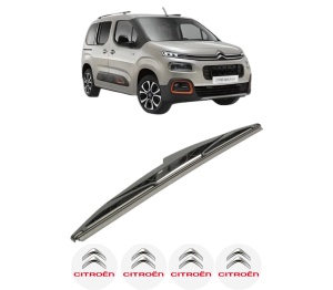 Stergator lamela spate CITROEN BERLINGO (ER_, EC_) din 2018, pentru luneta auto, Bosch Twin, din cauciuc siliconat rezistent, 4 Stickere Auto CITROEN v28296