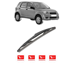 Stergator lamela spate DAIHATSU TERIOS (J2_, F7__) din 2005, pentru luneta auto, Valeo Silencio, din cauciuc siliconat rezistent, 4 Stickere Auto DAIHATSU v17872