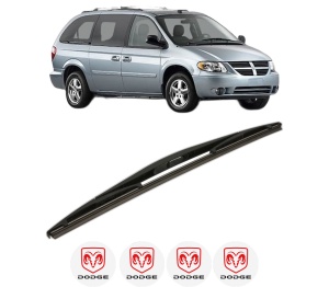 Stergator lamela spate DODGE GRAND CARAVAN din 2007 - 2010, pentru luneta auto, Bosch Twin, din cauciuc siliconat rezistent, 4 Stickere Auto DODGE v27727