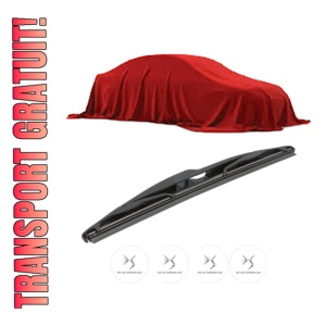 Stergator lamela spate DS DS 7 (J4_, JC_) din 2022, pentru luneta auto, Valeo Silencio, din cauciuc siliconat rezistent, 4 Stickere Auto DS