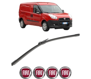 Stergator lamela spate FIAT DOBLO Cargo (263_) din 2010 - 2023, pentru luneta auto, Bosch Aerotwin, din cauciuc siliconat rezistent, 4 Stickere Auto FIAT v24277