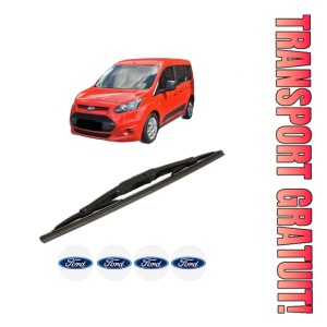 Stergator lamela spate FORD TOURNEO CONNECT / GRAND TOURNEO CONNECT V408 MPV din 2013 - 2022, pentru luneta auto, Bosch Twin, din cauciuc siliconat rezistent, 4 Stickere Auto FORD