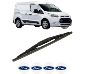 Stergator lamela spate FORD TRANSIT CONNECT MPV din 2013, pentru luneta auto, Bosch Twin, din cauciuc siliconat rezistent, 4 Stickere Auto FORD v31422