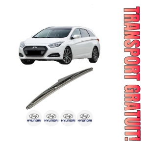 Stergator lamela spate HYUNDAI i40 I Kombi Van (VF) din 2015 - 2019, pentru luneta auto, Bosch Twin, din cauciuc siliconat rezistent, 4 Stickere Auto HYUNDAI