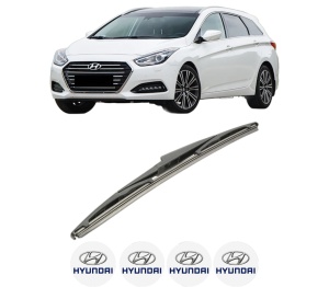 Stergator lamela spate HYUNDAI i40 I Kombi Van (VF) din 2015 - 2019, pentru luneta auto, Bosch Twin, din cauciuc siliconat rezistent, 4 Stickere Auto HYUNDAI v24947