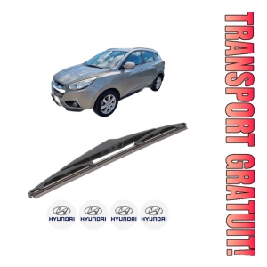 Stergator lamela spate HYUNDAI ix35 Van din 2009 - 2015, pentru luneta auto, Bosch Twin, din cauciuc siliconat rezistent, 4 Stickere Auto HYUNDAI