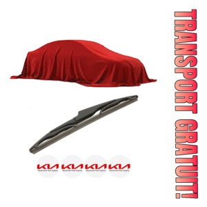 Stergator lamela spate KIA CARENS IV Van (A4) din 2015 - 2016, pentru luneta auto, Bosch Twin, din cauciuc siliconat rezistent, 4 Stickere Auto KIA