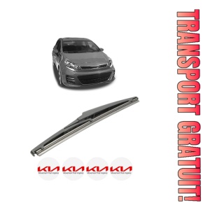 Stergator lamela spate KIA RIO III Hatchback Van (UB) din 2011 - 2017, pentru luneta auto, Bosch Twin, din cauciuc siliconat rezistent, 4 Stickere Auto KIA