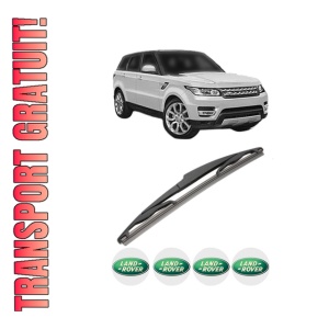 Stergator lamela spate LAND ROVER DISCOVERY SPORT VAN (L550) din 2014, pentru luneta auto, Valeo Silencio, din cauciuc siliconat rezistent, 4 Stickere Auto LAND ROVER