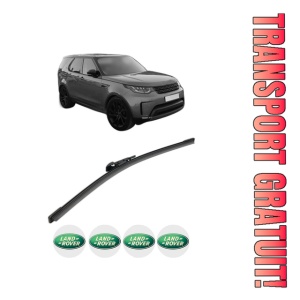 Stergator lamela spate LAND ROVER DISCOVERY V (L462) din 2016, pentru luneta auto, Bosch Aerotwin, din cauciuc siliconat rezistent, 4 Stickere Auto LAND ROVER