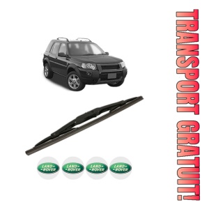Stergator lamela spate LAND ROVER FREELANDER 2 (L359) din 2006 - 2014, pentru luneta auto, Bosch Twin, din cauciuc siliconat rezistent, 4 Stickere Auto LAND ROVER