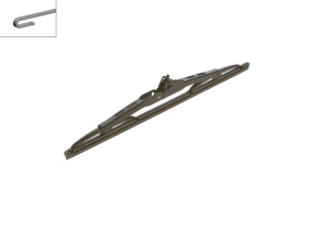 Stergator lamela spate MERCEDES-BENZ A-CLASS (W168) din 1997 - 2004, pentru luneta auto, Bosch Twin, din cauciuc siliconat rezistent, 4 Stickere Auto MERCEDES-BENZ v31197