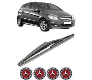 Stergator lamela spate MERCEDES-BENZ B-CLASS Sports Tourer (W245) din 2005 - 2011, pentru luneta auto, Bosch Twin, din cauciuc siliconat rezistent, 4 Stickere Auto MERCEDES-BENZ v28714