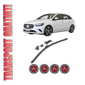 Stergator lamela spate MERCEDES-BENZ B-CLASS Sports Tourer (W247) din 2018 - 2021, pentru luneta auto, Valeo HydroConnect, din cauciuc siliconat rezistent, 4 Stickere Auto MERCEDES-BENZ