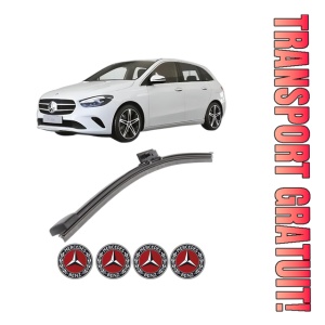Stergator lamela spate MERCEDES-BENZ B-CLASS Sports Tourer (W247) din 2018 - 2021, pentru luneta auto, Bosch Aerotwin, din cauciuc siliconat rezistent, 4 Stickere Auto MERCEDES-BENZ