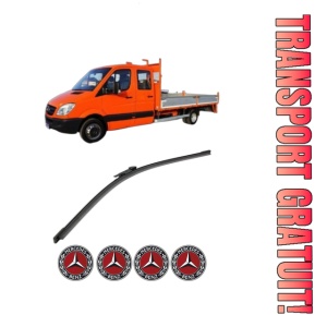 Stergator lamela spate MERCEDES-BENZ SPRINTER 3-t Platform/Chassis (B910, B907) din 2018 - 2021, pentru luneta auto, Bosch Aerotwin, din cauciuc siliconat rezistent, 4 Stickere Auto MERCEDES-BENZ