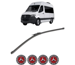 Stergator lamela spate MERCEDES-BENZ SPRINTER 3-t Tourer Bus (B907) din 2018 - 2021, pentru luneta auto, Valeo Silencio Xtrm, din cauciuc siliconat rezistent, 4 Stickere Auto MERCEDES-BENZ v19552