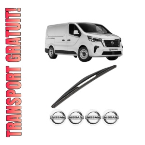 Stergator lamela spate NISSAN PRIMASTAR Van (X82) din 2021, pentru luneta auto, Valeo Silencio, din cauciuc siliconat rezistent, 4 Stickere Auto NISSAN