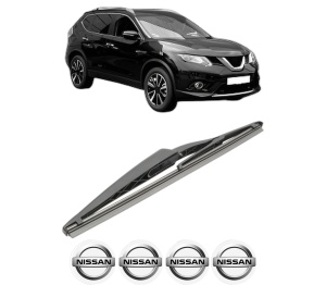 Stergator lamela spate NISSAN X-TRAIL III (T32_, T32R, T32RR) din 2014, pentru luneta auto, Bosch Twin, din cauciuc siliconat rezistent, 4 Stickere Auto NISSAN v28594