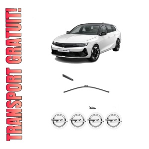 Stergator lamela spate OPEL ASTRA L Sports Tourer (OV5) din 2021, pentru luneta auto, Valeo Silencio, din cauciuc siliconat rezistent, 4 Stickere Auto OPEL