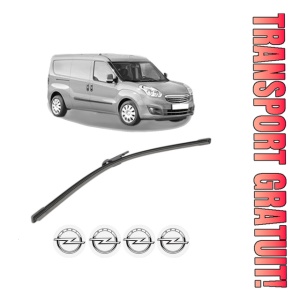 Stergator lamela spate OPEL COMBO Box Body/MPV (X12) din 2012, pentru luneta auto, Bosch Aerotwin, din cauciuc siliconat rezistent, 4 Stickere Auto OPEL