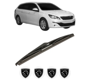 Stergator lamela spate PEUGEOT 308 SW II Estate Van (LC_) din 2014 - 2021, pentru luneta auto, Bosch Twin, din cauciuc siliconat rezistent, 4 Stickere Auto PEUGEOT v23137