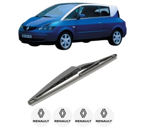 Stergator lamela spate RENAULT AVANTIME (DE0_) din 2001 - 2003, pentru luneta auto, Bosch Twin, din cauciuc siliconat rezistent, 4 Stickere Auto RENAULT v28475