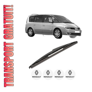 Stergator lamela spate RENAULT ESPACE IV (JK0/1_) din 2002 - 2015, pentru luneta auto, Valeo Silencio, din cauciuc siliconat rezistent, 4 Stickere Auto RENAULT