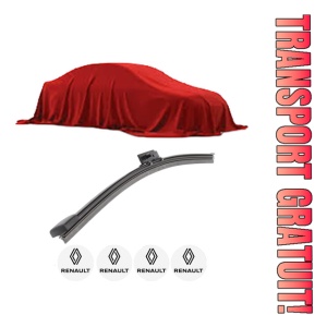 Stergator lamela spate RENAULT GRAND KANGOO III MPV din 2024, pentru luneta auto, Bosch Aerotwin, din cauciuc siliconat rezistent, 4 Stickere Auto RENAULT