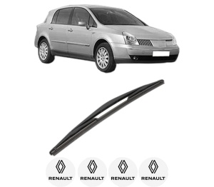 Stergator lamela spate RENAULT VEL SATIS (BJ0_) din 2002 - 2009, pentru luneta auto, Valeo Silencio, din cauciuc siliconat rezistent, 4 Stickere Auto RENAULT v20152