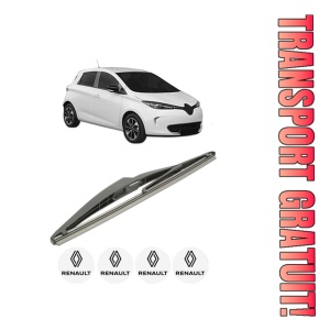 Stergator lamela spate RENAULT ZOE Hatchback Van (BFM_) din 2019, pentru luneta auto, Bosch Twin, din cauciuc siliconat rezistent, 4 Stickere Auto RENAULT