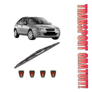 Stergator lamela spate ROVER 25 I Hatchback (RF) din 1999 - 2005, pentru luneta auto, Bosch Twin, din cauciuc siliconat rezistent, 4 Stickere Auto ROVER