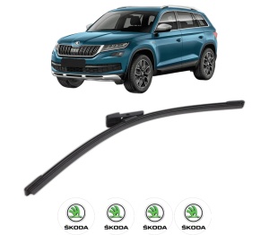 Stergator lamela spate SKODA KODIAQ I (NS6, NS7, NV7) din 2016, pentru luneta auto, Bosch Aerotwin, din cauciuc siliconat rezistent, 4 Stickere Auto SKODA v25792