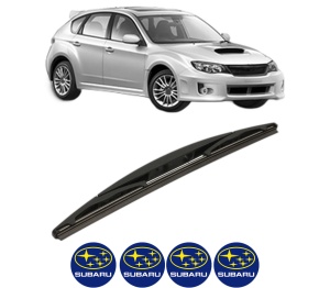 Stergator lamela spate SUBARU IMPREZA Hatchback (GP_) din 2011 - 2016, pentru luneta auto, Bosch Twin, din cauciuc siliconat rezistent, 4 Stickere Auto SUBARU v25432