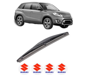 Stergator lamela spate SUZUKI VITARA (LY) din 2015, pentru luneta auto, Bosch Twin, din cauciuc siliconat rezistent, 4 Stickere Auto SUZUKI v24157