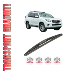Stergator lamela spate TOYOTA LAND CRUISER PRADO (_J15_) din 2009, pentru luneta auto, Valeo Silencio, din cauciuc siliconat rezistent, 4 Stickere Auto TOYOTA